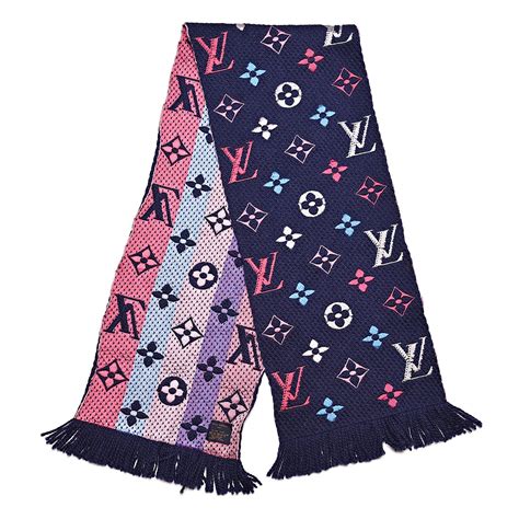 Louis Vuitton rainbow logomania scarf